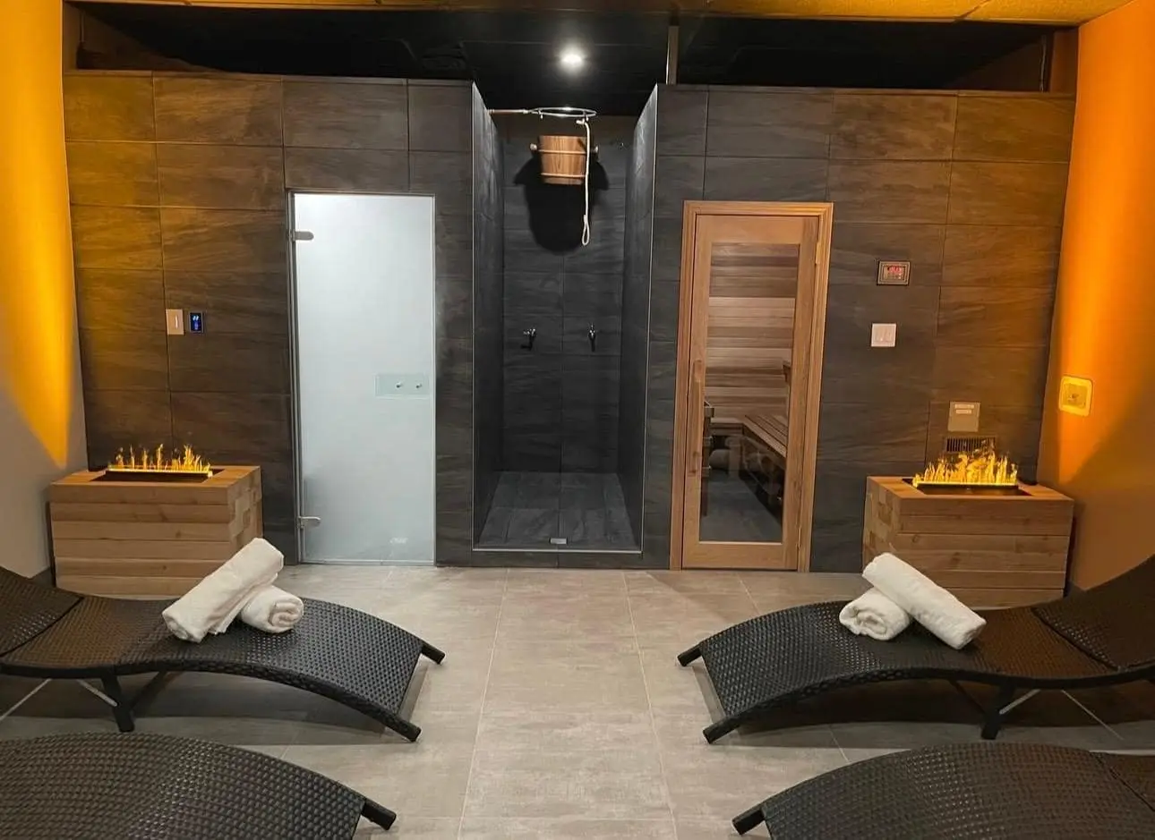Modern spa şok duş uygulaması